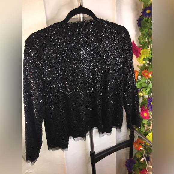 J. Crew | Women’s Black Sequin Sweater - Picture 10 of 11